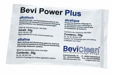 BEVI-Power PLUS Reinigungs-Desinfektionskonzentrat Alkalisch 50 Stück Packung